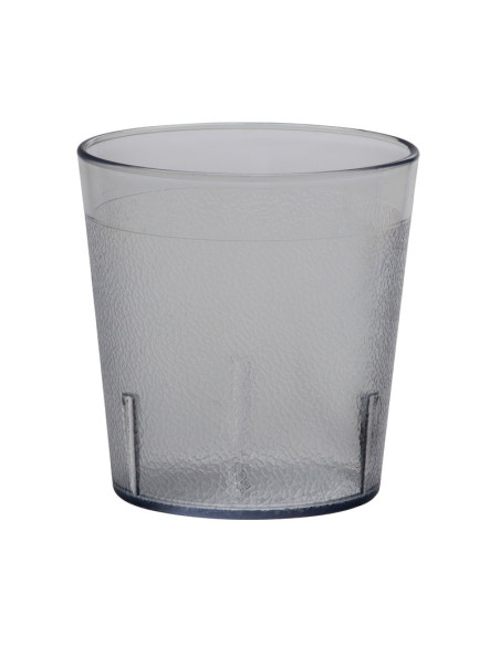 Vaso Colorware 287 ml - 8,1 x 8,1 x 8,25 cm - Plástico SAN - Transparente - Venta 1 unidad.