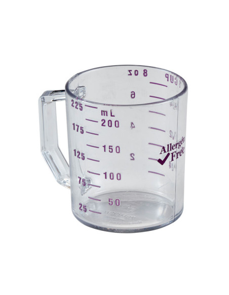 Jarra medidora 255 ml - 7 x 10 x 20 cm - Policarbonato Transparente