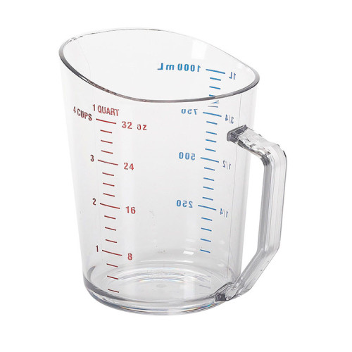 Jarra medidora 1 L - 12 x 16 x 16 cm - Policarbonato Transparente