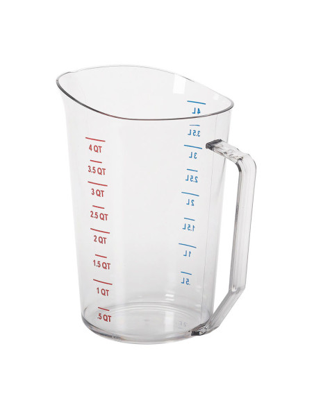 Jarra medidora 4 L - 18 x 23 x 21 cm - Policarbonato Transparente