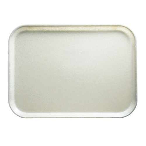 Bandeja Camtray rectangular con superficie lisa - perfil alto - 35,5 x 45,7 cm - Color Pergamino antiguo - Venta 1 unidad.