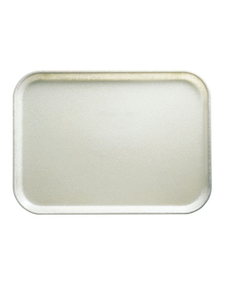 Bandeja Camtray rectangular con superficie lisa - perfil alto - 35,5 x 45,7 cm - Color Pergamino antiguo - Venta 1 unidad.