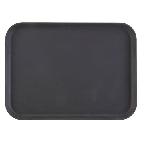 Bandeja CAMTREAD FIBRA DE VIDRIO rectangular con superficie ANTIDESLIZANTE/perfil alto - 38x51,5 cm - Negro