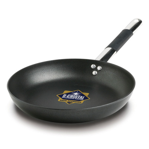 Sartén baja de aluminio Alblack grosor 3 mm. - 28 cm. Ø x 5 cm. alt.