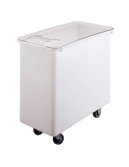 Carro de Ingredientes con tapa recta - (129 litros) - 75 x 39 x 74 cm - Blanco