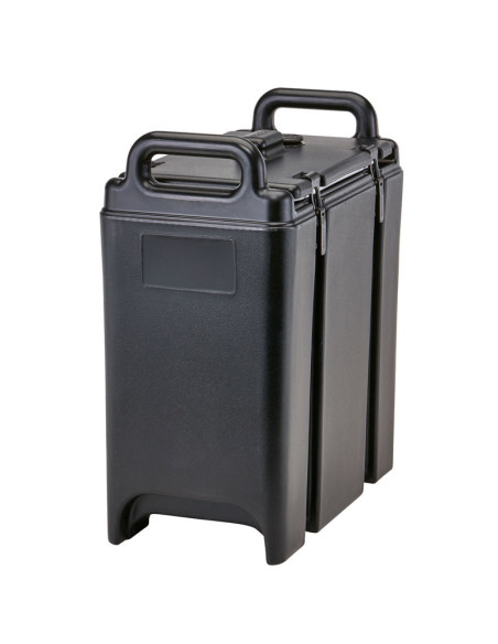 Contenedor isotérmico para alimentos líquidos sin grifo - (12,7 litros) - 42 x 23 x 47 cm - Negro