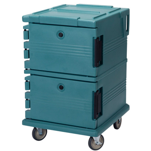 Carro isotérmico GN de doble compartimento Serie Camcart® - 72,5 x 82 x 116 cm - Azul pizarra
