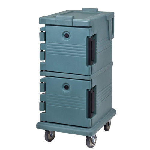 Carro isotérmico GN de doble compartimento Serie Camcarts® - 52 x 69 x 114,5 cm - Azul pizarra