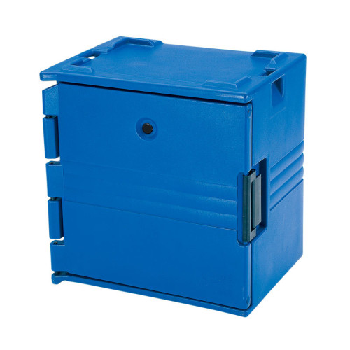 Contenedor isotérmico para pastelería formato bandejas 60 x 40 cm - 76,5 x 57 x 82 cm - Azul