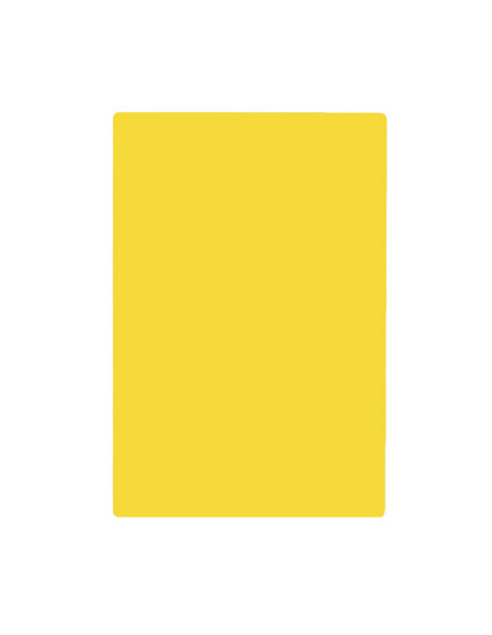 Tabla de corte con 2 cm de espesor - 50 x 30 x 2 cm - Amarillo