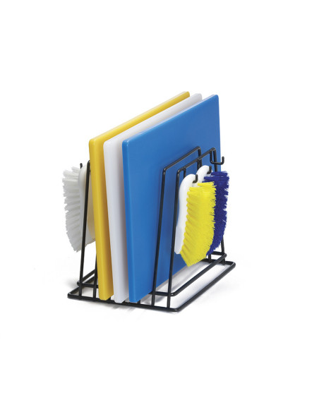 Soporte con ganchos para 6 tablas de cortar