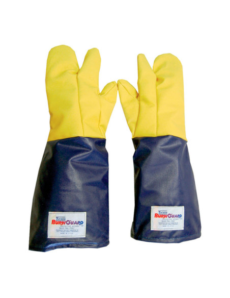 Par de Guantes Quickclean® de Alta temperatura para Horno con Kevlar® 3 dedos - 45 cm