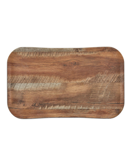 Bandeja Century texturizada Imitación madera - 32,5 x 53 cm - GN 1/1