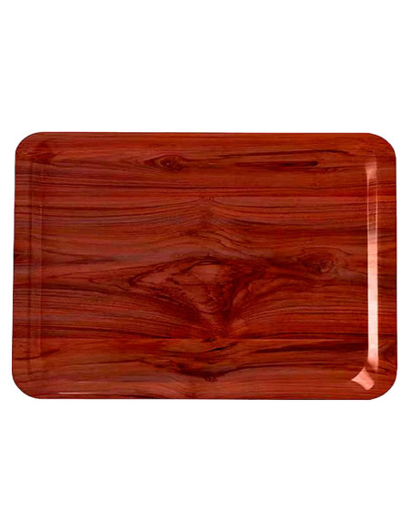Bandeja Serie Capri laminada de superficie lisa - 32,5 x 53 cm - GN 1/1