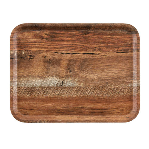 Bandeja Serie Madeyra laminada con superficie texturizada - 37 x 53 cm