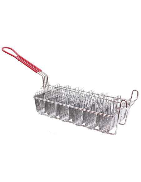 Cestillo para freír 4 Tacos - 30,5 x 16,5 x 4 cm