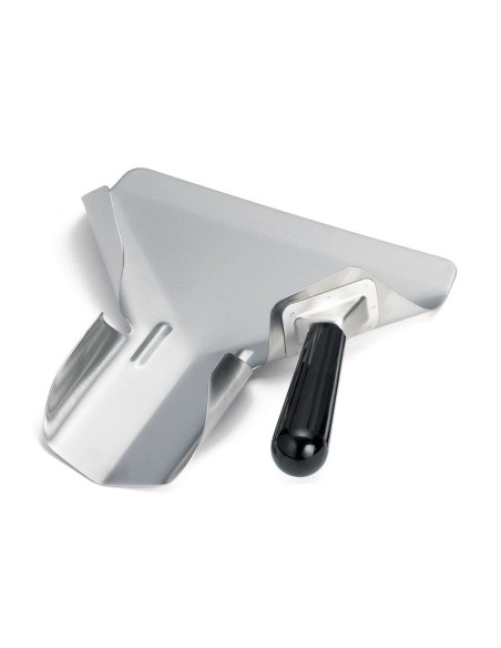 Pala metálica dispensadora de patatas fritas asa en la derecha - 22,2 x 23,5 x 5,7 cm