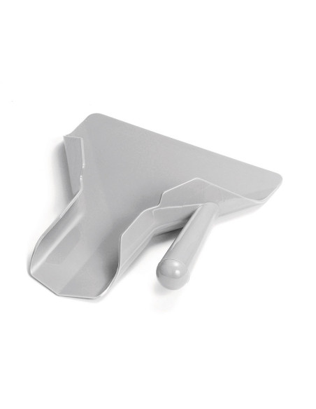 Pala de plástico dispensadora de patatas fritas asa en la derecha - 23,5 x 20,6 x 4,9 cm