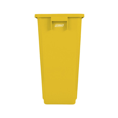 Cubo de reciclaje sin tapa - 32 x 46 x 58 cm - 60 L - Amarillo