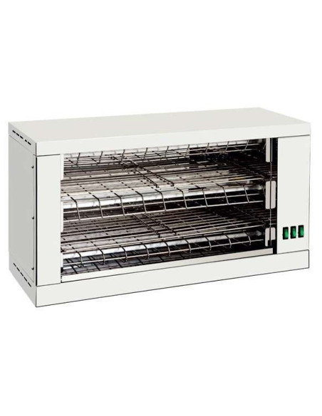 Tostador 2 pisos SUPER (Gran tamaño)  resistencias de cuarzo  con temporizador 3600W TD2T SUPER