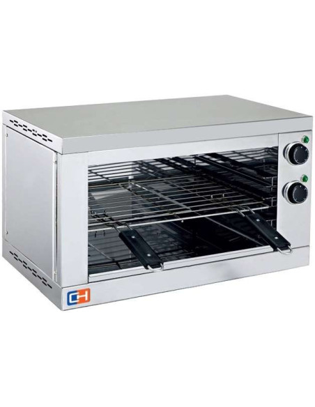 Salamandra Eléctrica Resistencia Superior 2200W 600x300x360h mm con temporizador S4530T