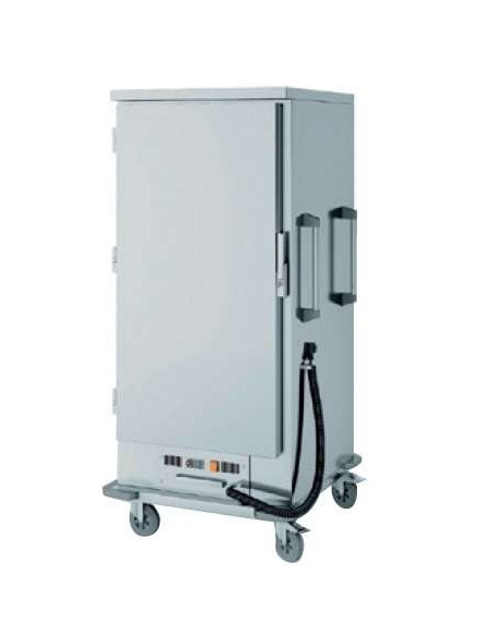 Carro Caliente 1 Puerta 17 bandejas GN2/1 de 770x850x1700h mm CC-17GN