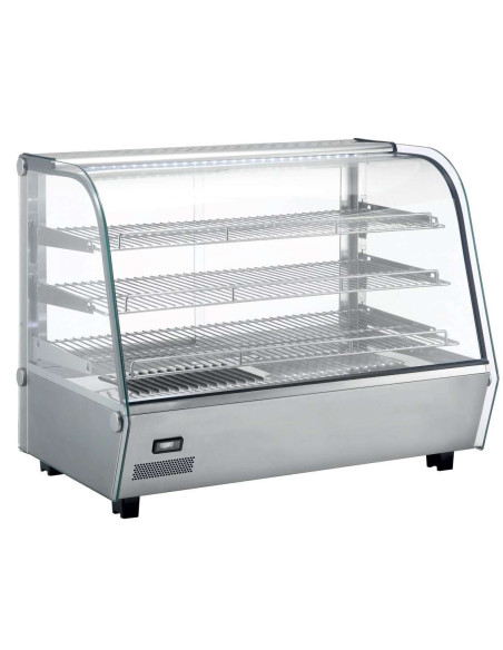 Vitrina caliente sobremostrador 160 litros de 856x568x685h mm Línea Pekín XCR-160L