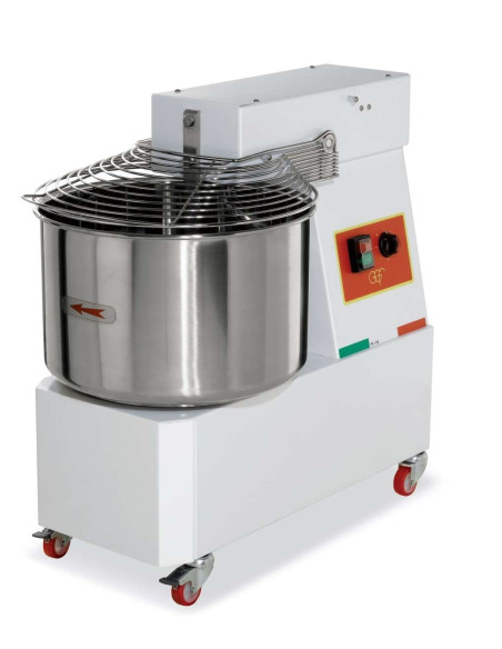 Amasadora Espiral 32 litros cuba y cabezal fijo con 2 velocidades TREVISO IM32 2V (400V)