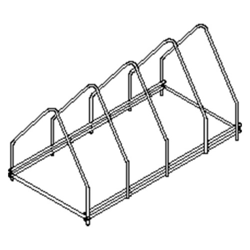 SOPORTE 4 BANDEJAS INOX