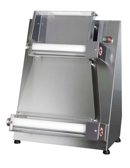 Laminadora Formadora de Pizza 26 a 40 cm rodillos paralelos TREVISO S42RP