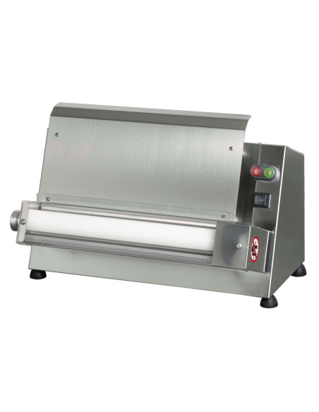 Laminadora Formadora de Pizza Semiautomática 1 rodillo de 26 a 40cm con pedal TREVISO S42MR