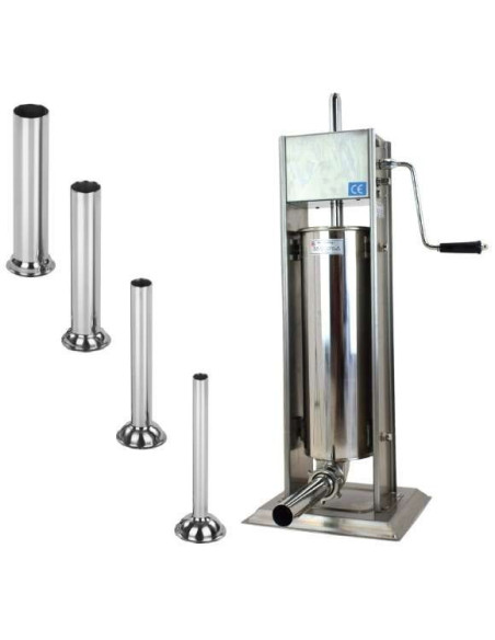 Embutidora Manual 7 litros de 300x340x830h mm PEKIN TV-7L